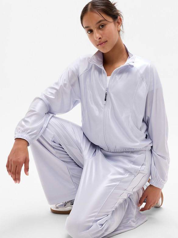 Athleta Girl Shine On Track Jacket