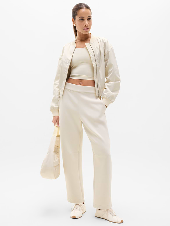 Form Knit Mid Rise Barrel Pant