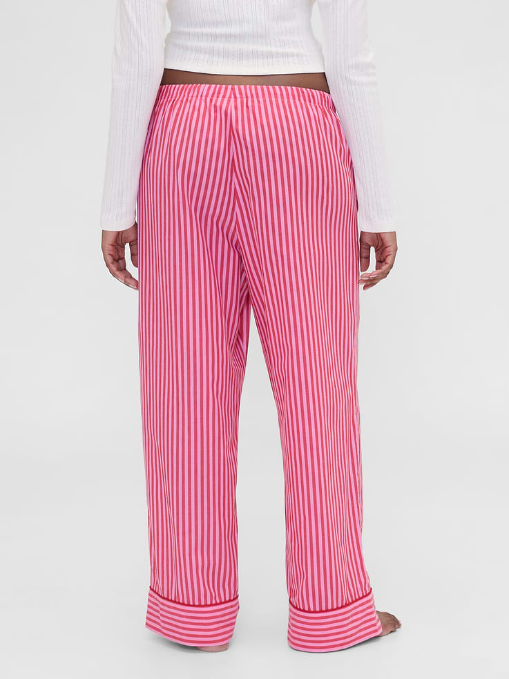 Image number 4 showing, Gap × Summer Fridays Relaxed Poplin Stripe PJ Pants