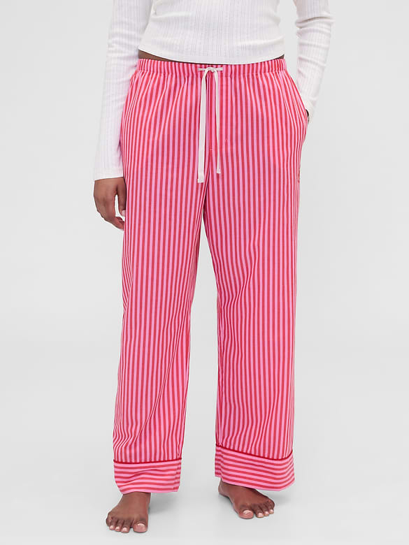 Gap × Summer Fridays Relaxed Poplin Stripe PJ Pants