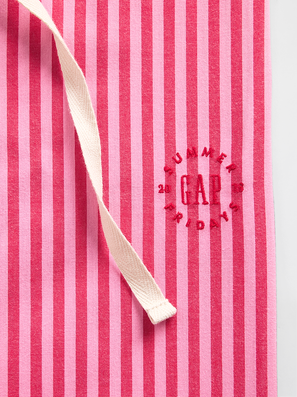 Gap × Summer Fridays Relaxed Poplin Stripe PJ Pants