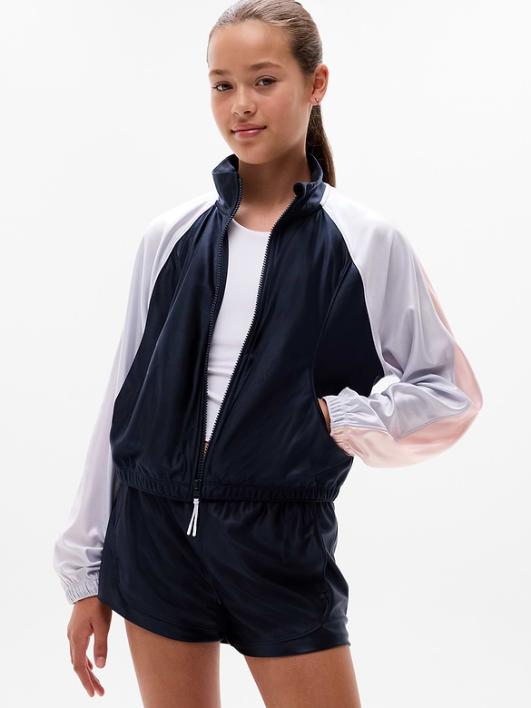 Athleta Girl Shine On Track Jacket
