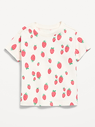 Image number 1 showing, Printed Short-Sleeve T-Shirt for Toddler Girls