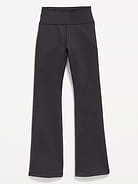 Image number 1 showing, High-Waisted StudioSmooth Flared Leggings for Girls