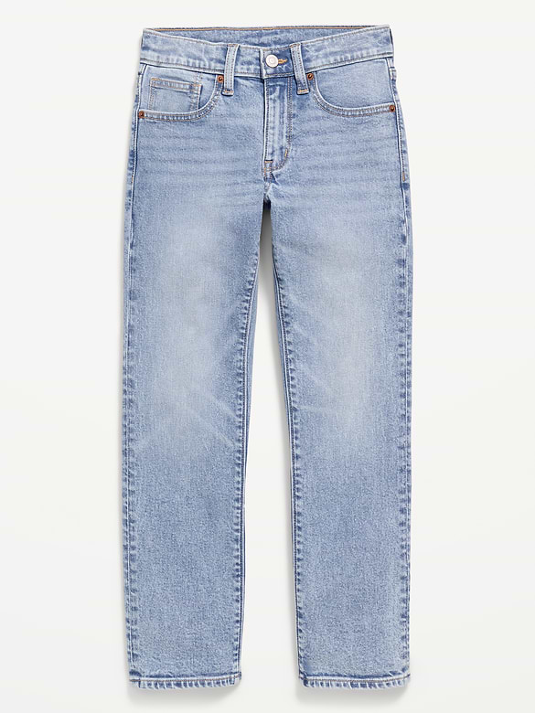 Straight-Leg Built-In Flex Jeans for Boys
