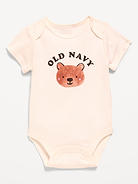 Image number 1 showing, Short-Sleeve Logo-Graphic Bodysuit for Baby