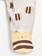 Image number 4 showing, 2-Way-Zip Sleep & Play Footed One-Piece for Baby