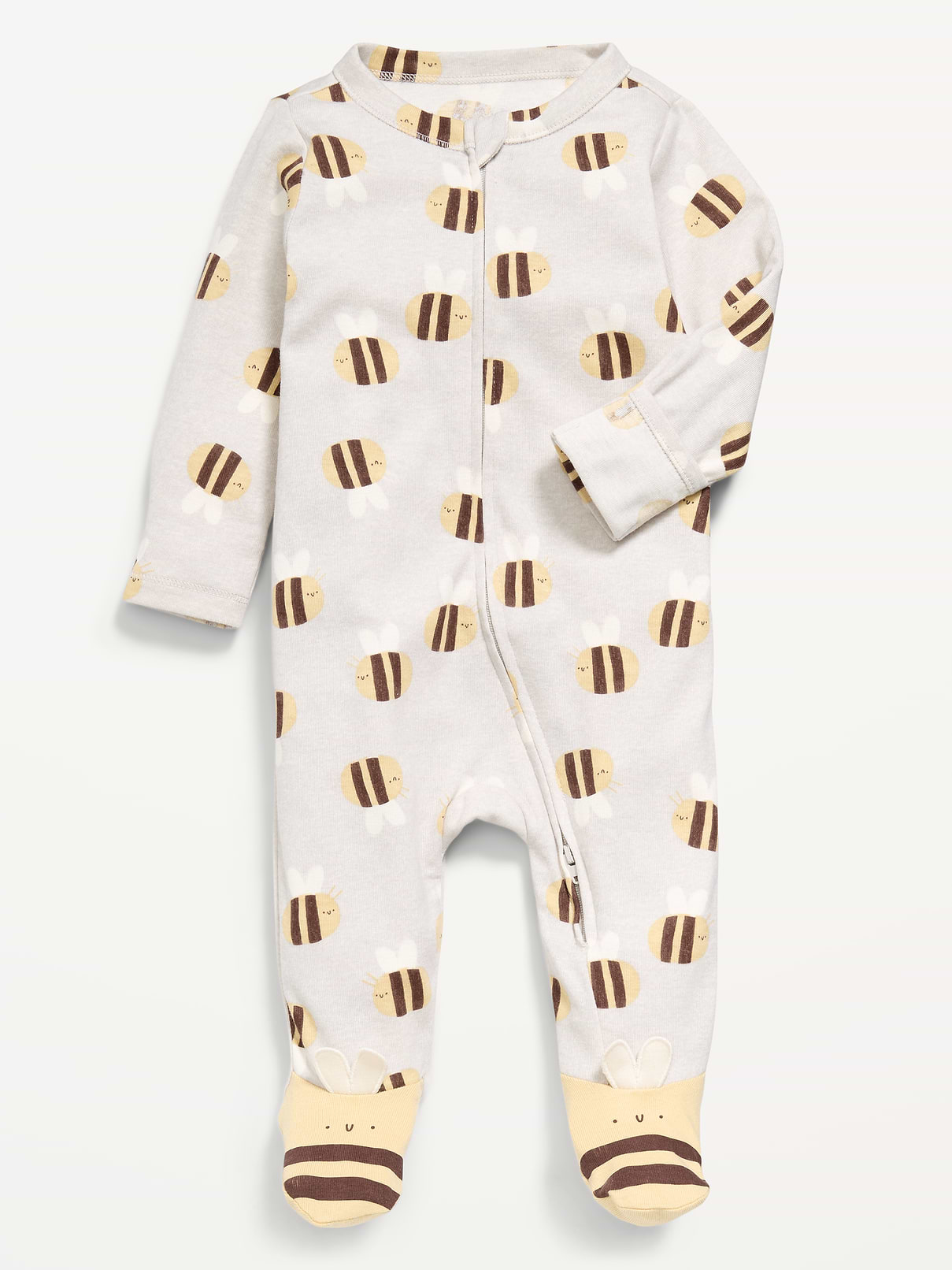 Image number 2 showing, 2-Way-Zip Sleep & Play Footed One-Piece for Baby