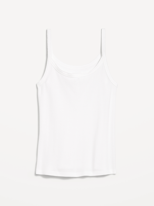 Camisole en tricot pointelle