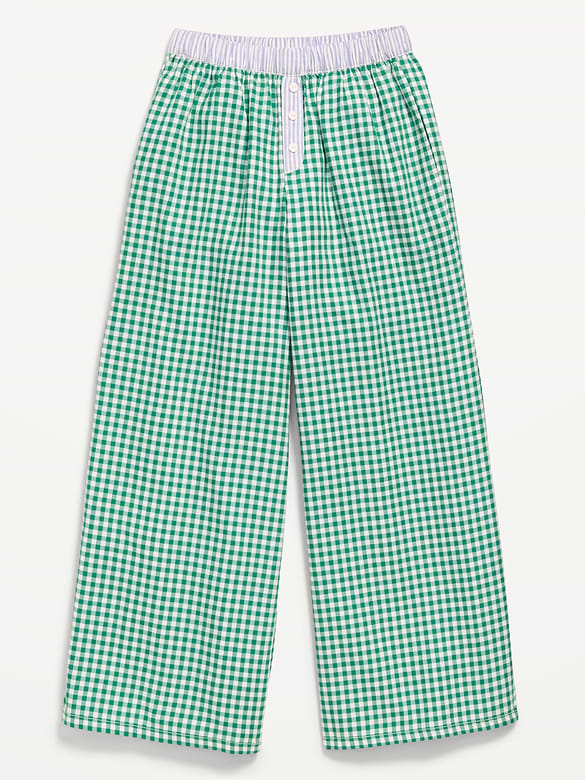 Pantalon ample à enfiler en sergé pour fille
