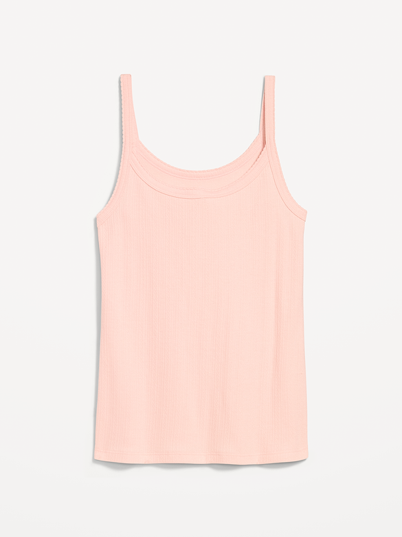 Camisole en tricot pointelle