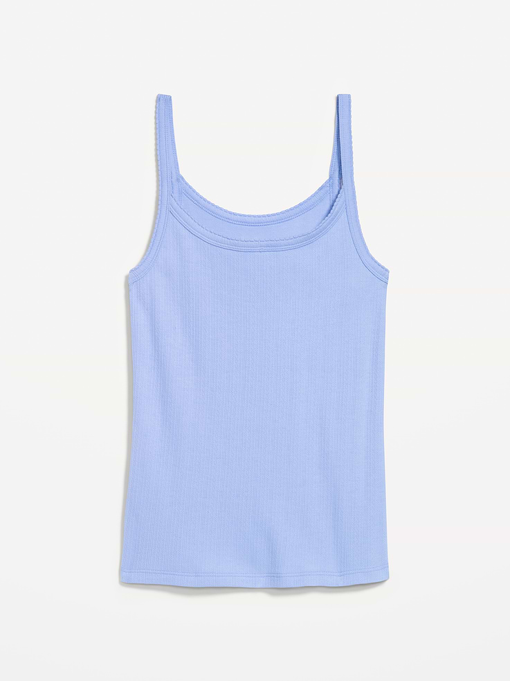 Image number 5 showing, Pointelle Cami Tank Top