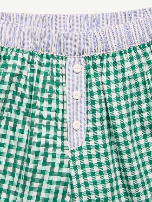 Pantalon ample à enfiler en sergé pour fille