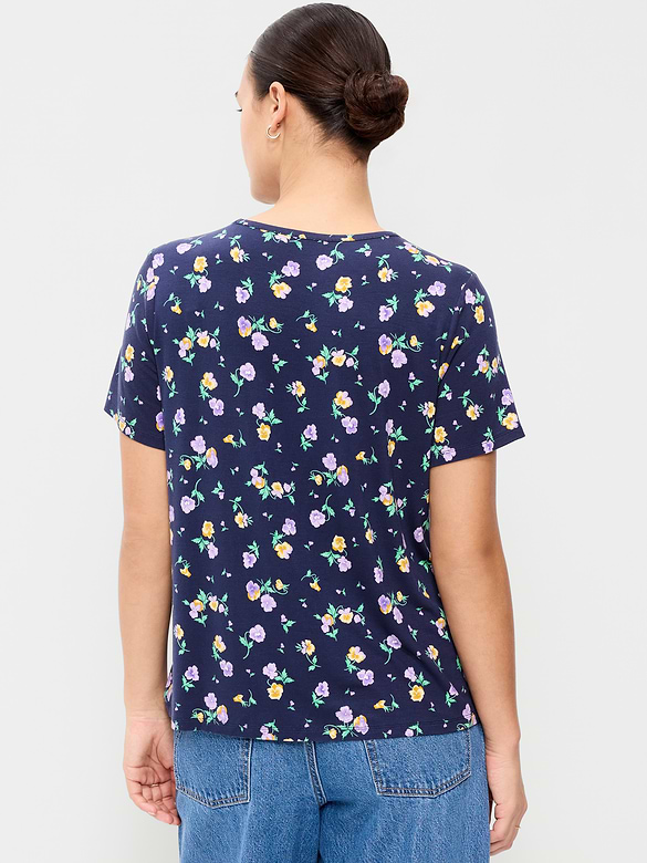 T-shirt ras du cou luxueux
