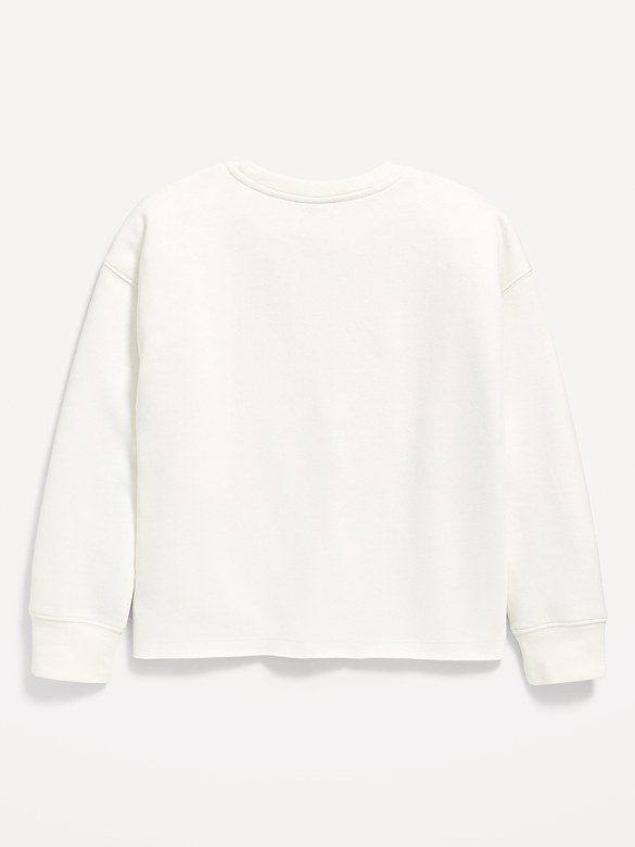 Chandail en coton ouaté à imprimé de la LNH pour fille
