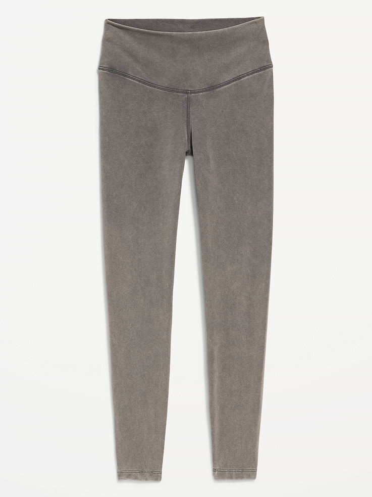 L'image numéro 7 présente Legging en coton à taille haute longueur 7/8 PowerChill
