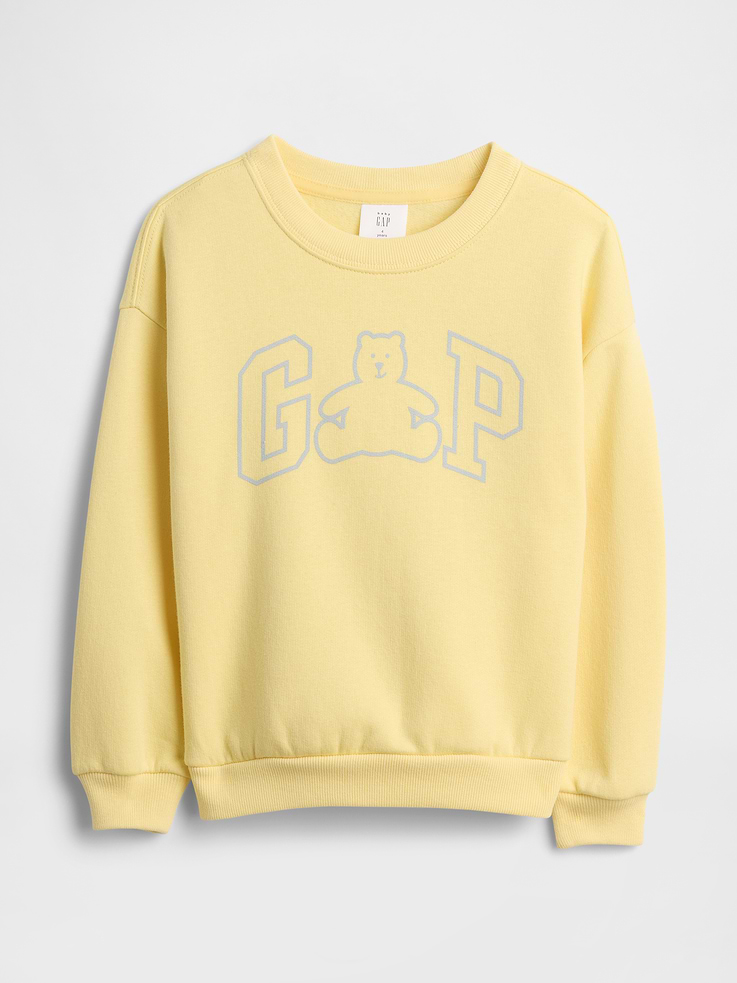 Image number 1 showing, babyGap Logo Relaxed Crewneck Sweatshirt