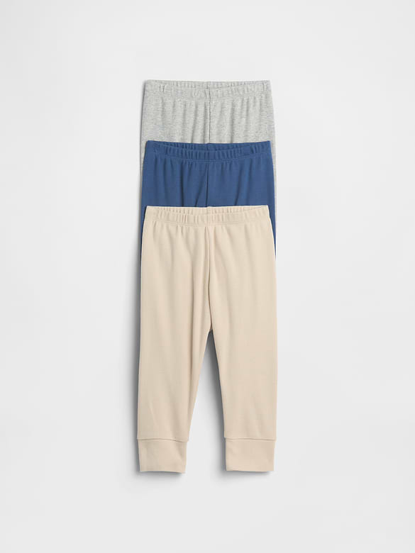 Baby Pull-On Pants (3-Pack)