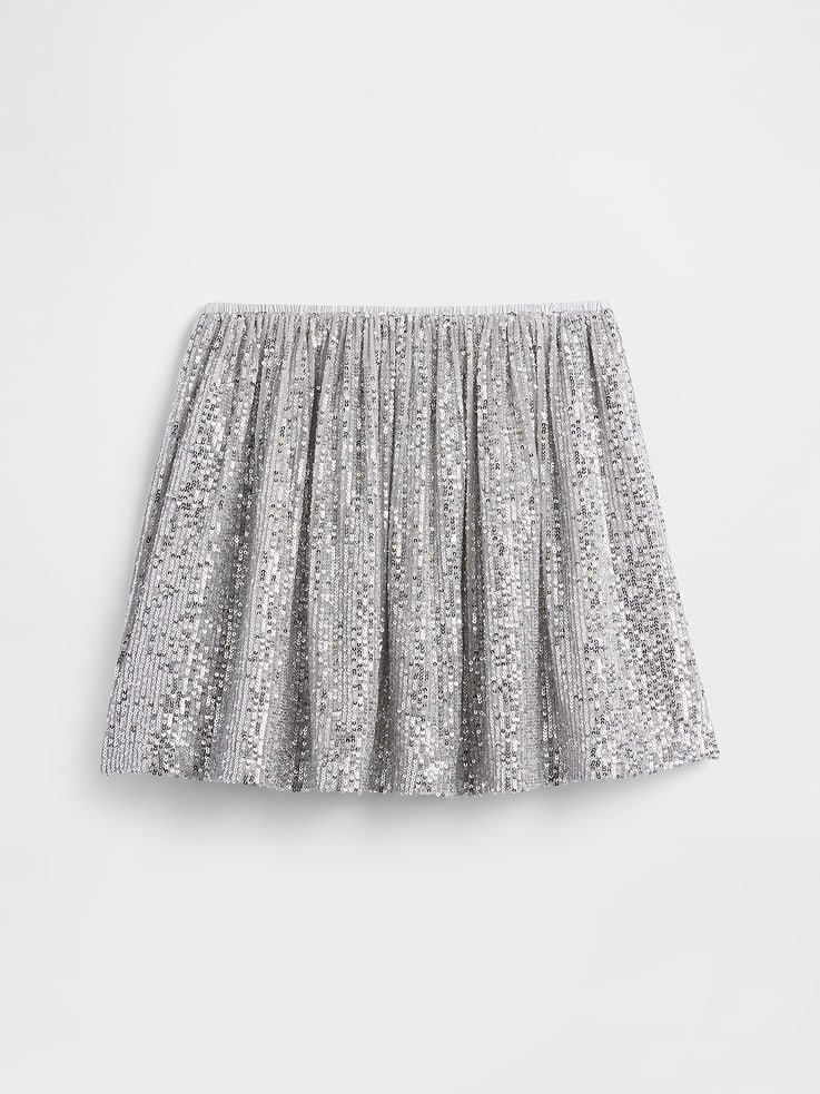 Image number 2 showing, Kids Pull-On Sequin Skirt