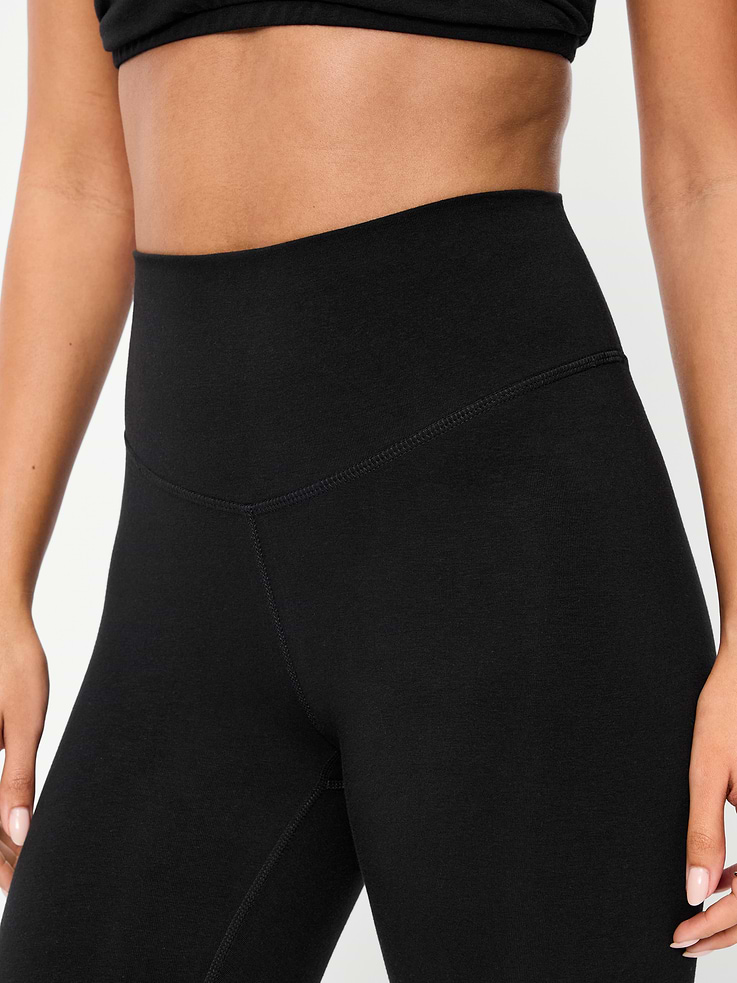 Image number 5 showing, High-Waisted PowerChill 7/8 Cotton Leggings
