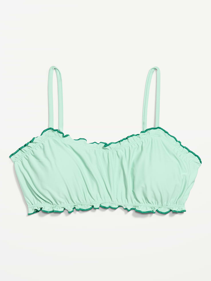 Image number 4 showing, Scoop-Neck Ruffle Swim Top