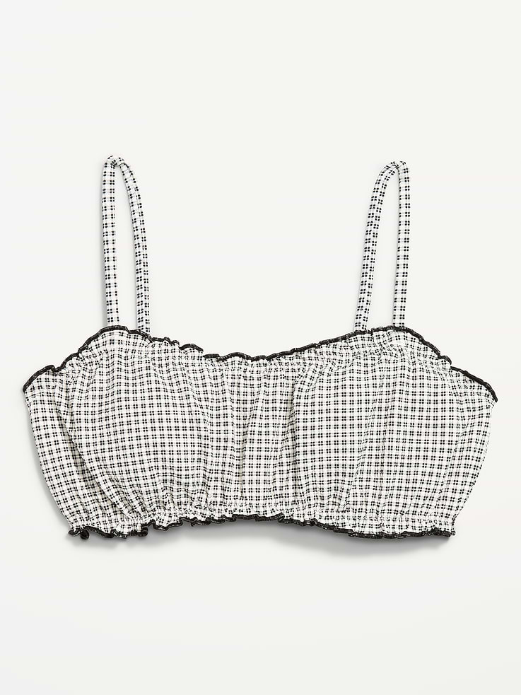 Image number 4 showing, Scoop-Neck Ruffle Swim Top
