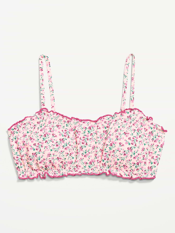 L'image numéro 4 présente Haut de bikini à encolure dégagée