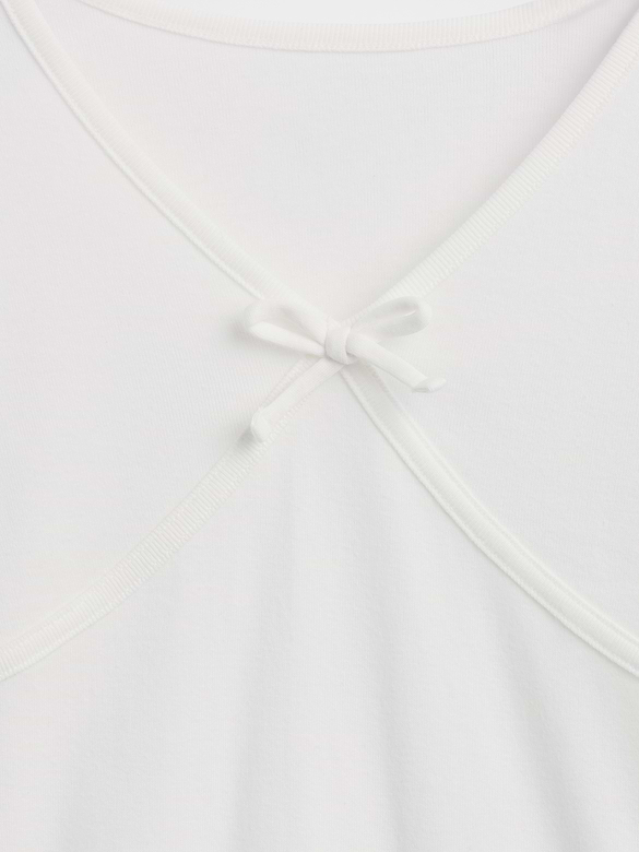 Kids Cross Front Bow T-Shirt