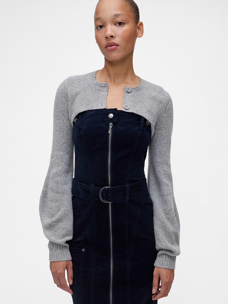 Image number 2 showing, GapStudio CashSoft Shrunken Cardigan