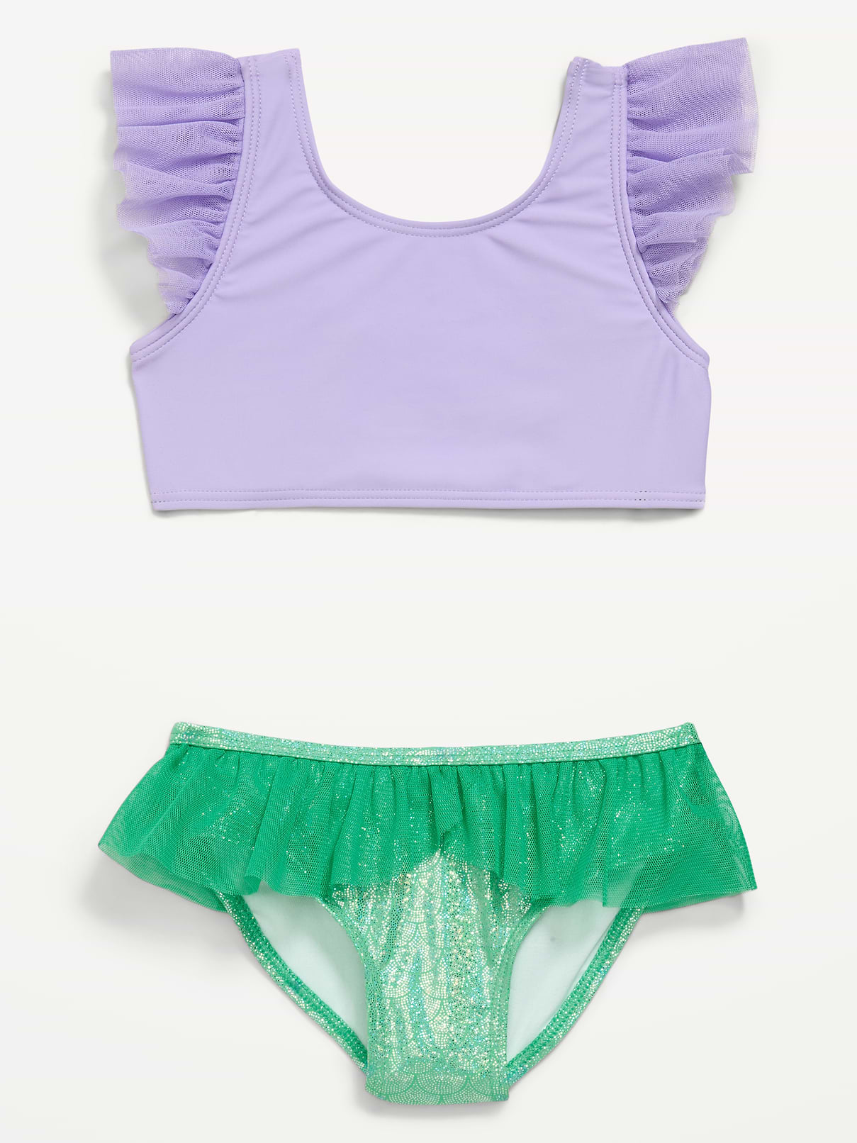 Image number 1 showing, Ruffled Bikini Swim Set for Toddler Girls