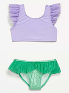 Image number 1 showing, Ruffled Bikini Swim Set for Toddler Girls