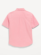 L'image numéro 3 présente Chemise oxford à poche à manches courtes pour garçon