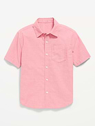 L'image numéro 2 présente Chemise oxford à poche à manches courtes pour garçon