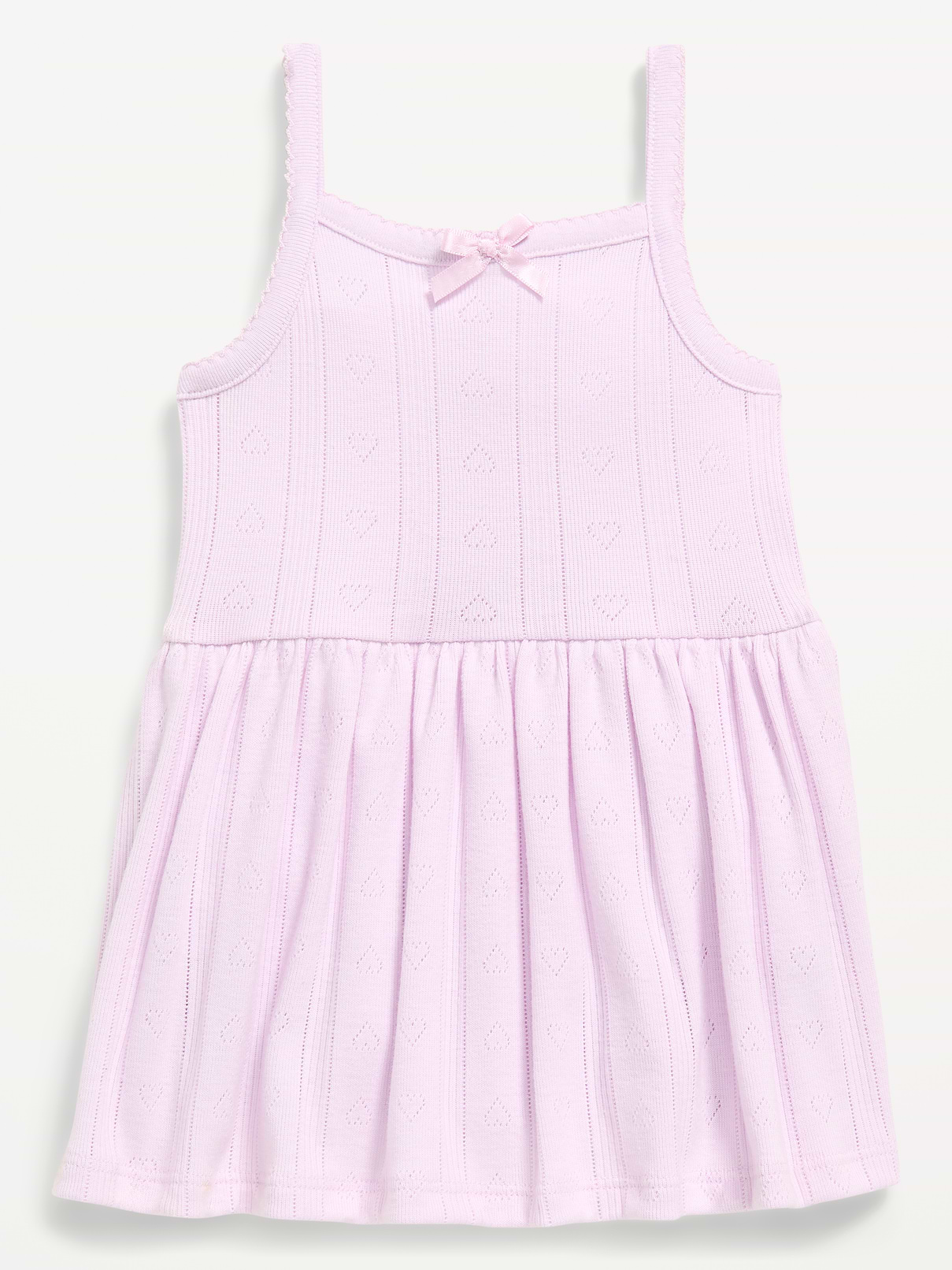 Image number 1 showing, Pointelle-Knit Bodysuit Dress for Baby