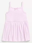 Image number 1 showing, Pointelle-Knit Bodysuit Dress for Baby