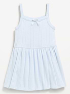 L'image numéro 1 présente Robe cache-couche en tricot pointelle pour bébé