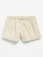 Image number 1 showing, Linen-Blend Shorts for Girls