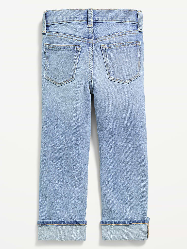 Image 2 of 2, Straight-Leg Built-In Flex Jeans for Toddler Boys