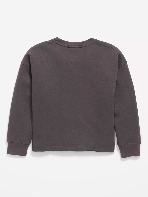Chandail en coton ouaté à imprimé de la LNH pour fille
