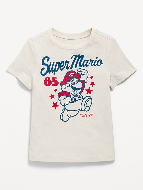 Super Super Mario™ Unisex Graphic T-Shirt for Toddler on clearance at Old Navy — 63% off