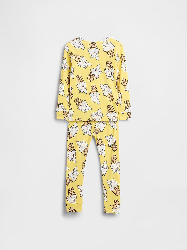 Image number 2 showing, Baby & Toddler Snoopy Organic Brushed Cotton PJ Set