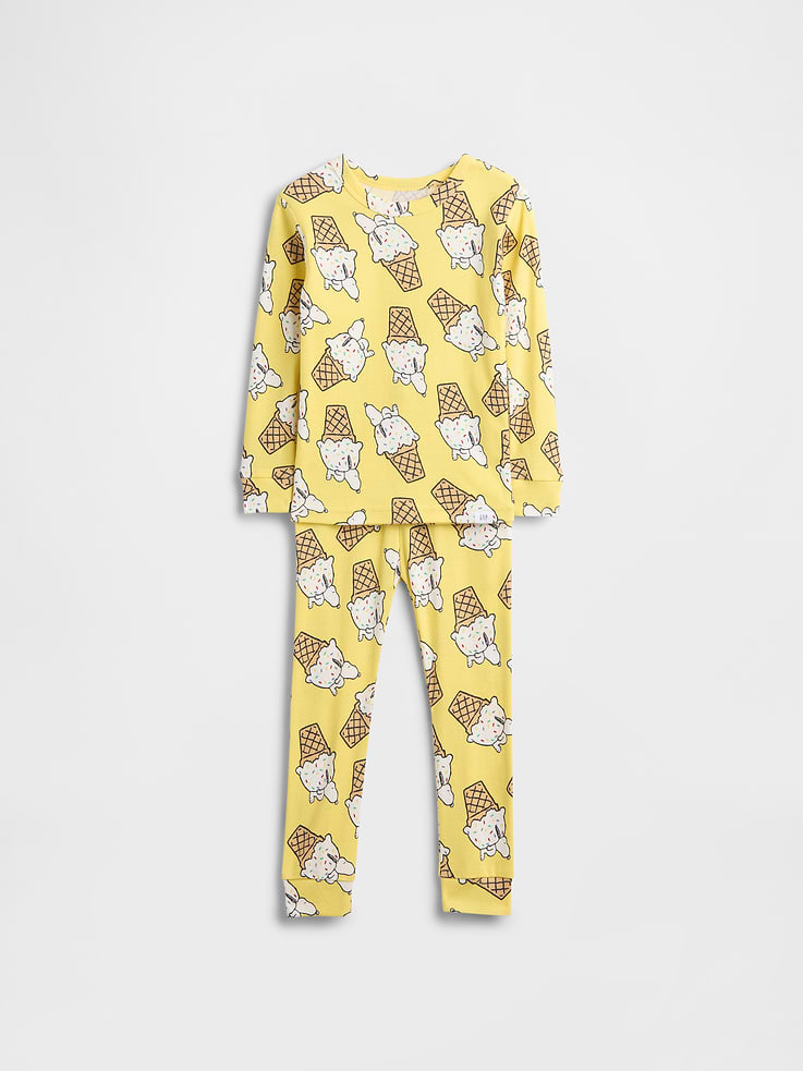 Image number 1 showing, Baby & Toddler Snoopy Organic Brushed Cotton PJ Set