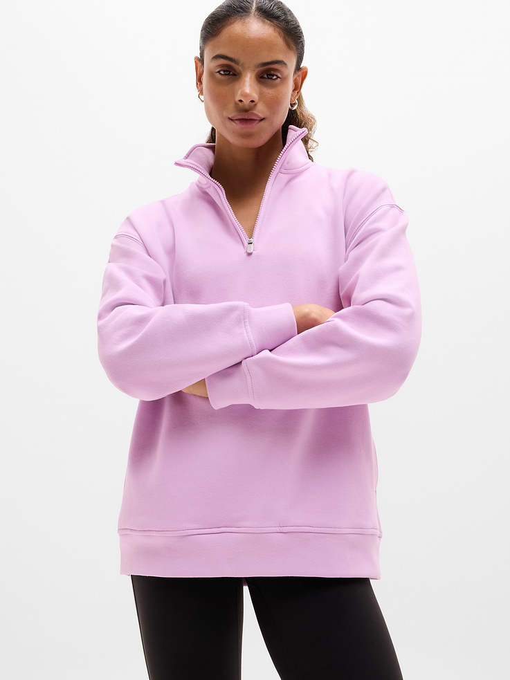 Image number 1 showing, Forever Fleece 1/4 Zip Sweatshirt