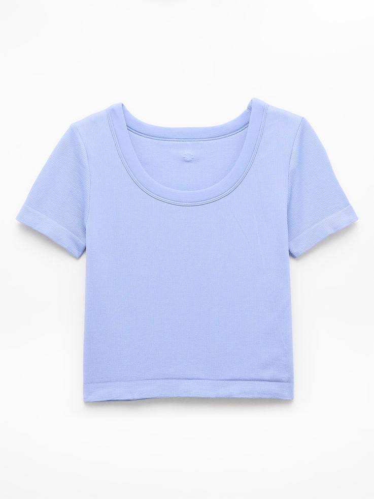 Image number 5 showing, Athleta Girl Rise Above Rib Scoop Tee