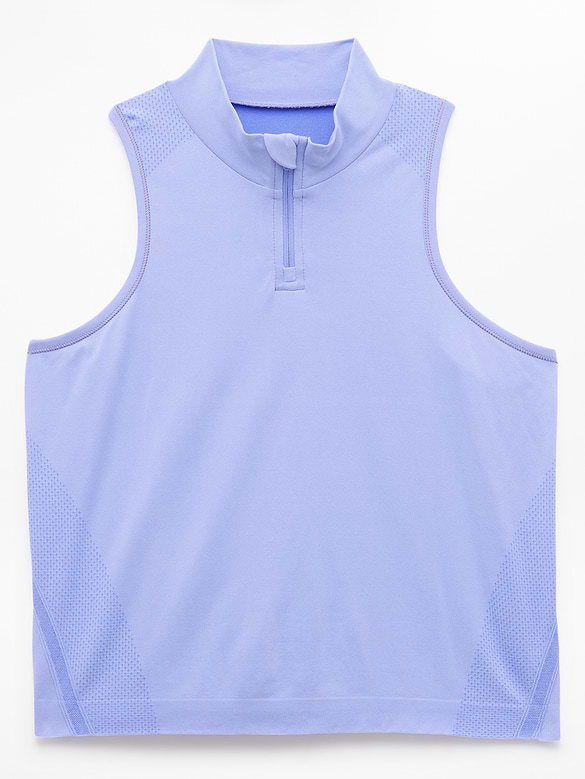 Athleta Girl Power Up Quarter Zip Tank