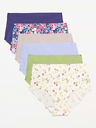 Image number 1 showing, High-Waisted No-Show Brief Underwear 6-Pack