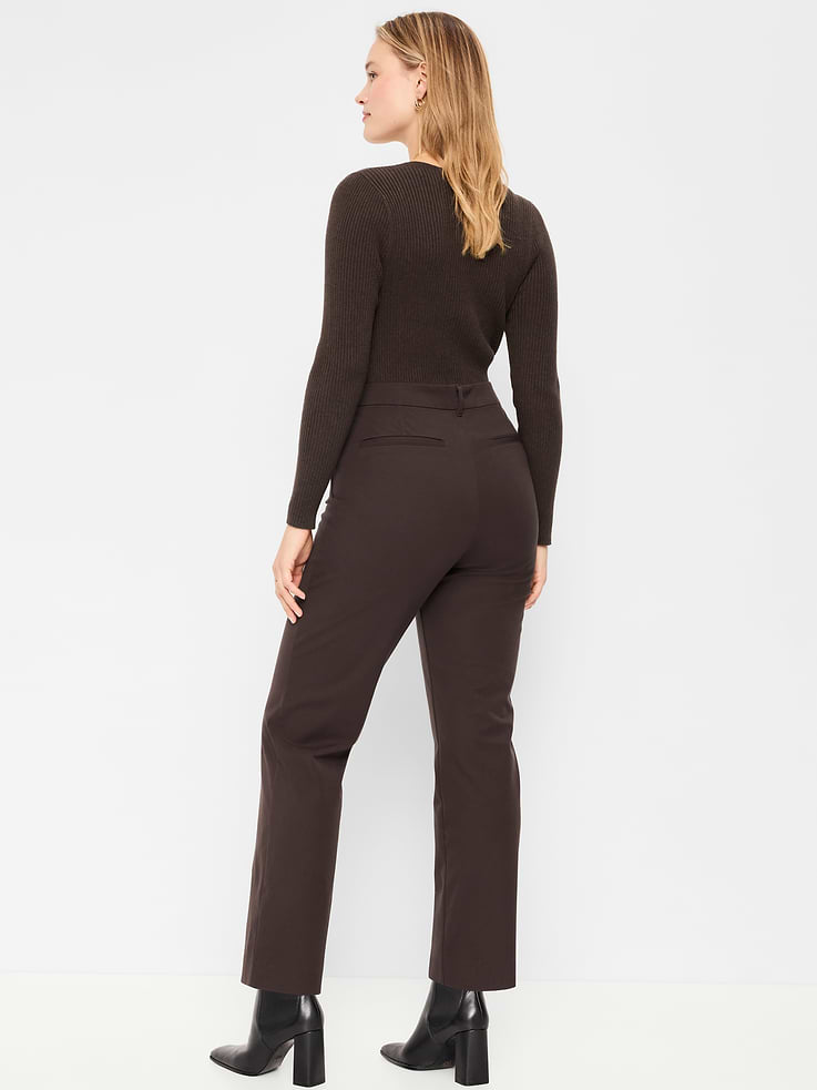 Image number 7 showing, High-Waisted Pixie Straight Pants