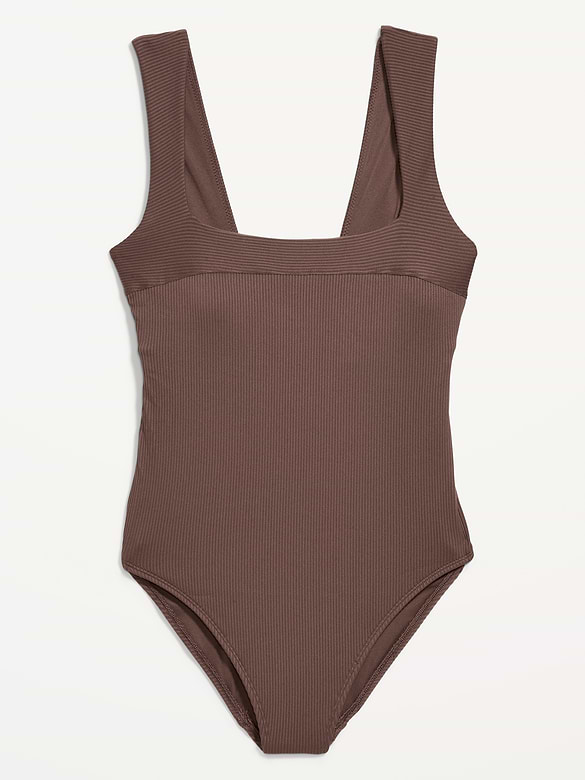 Ribbed One-Piece Swimsuit
