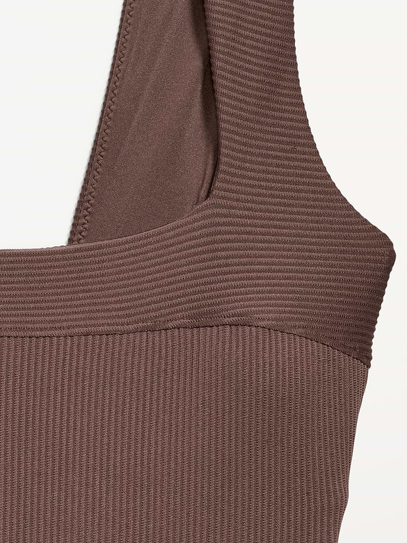 Ribbed One-Piece Swimsuit
