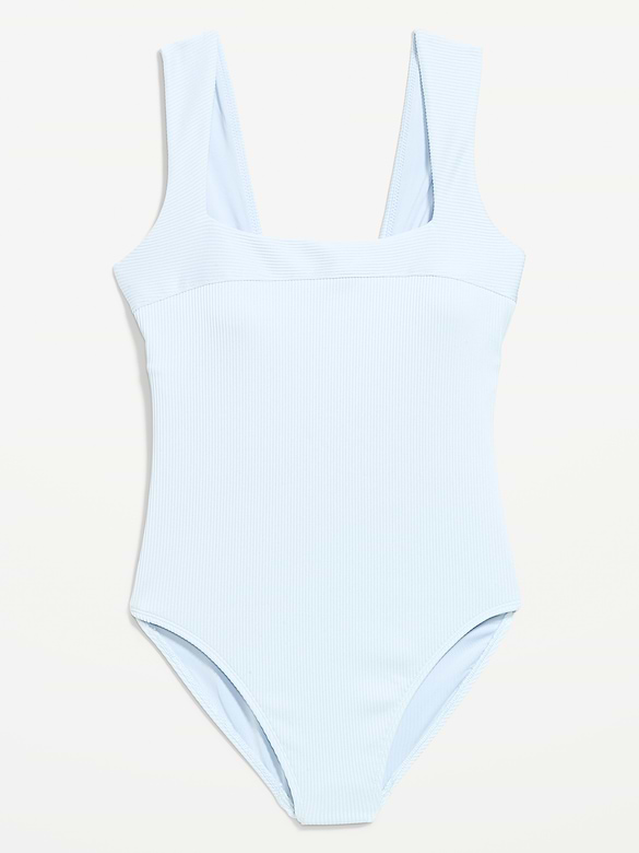 Ribbed One-Piece Swimsuit